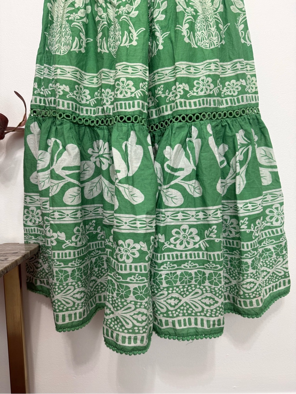 FARM Rio Green One-Shoulder Floral Maxi Dress - Picture 7 of 9